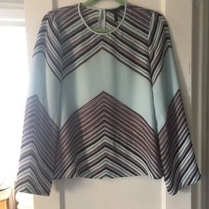 BCBGMaxAzria Bell Sleeve Blouse